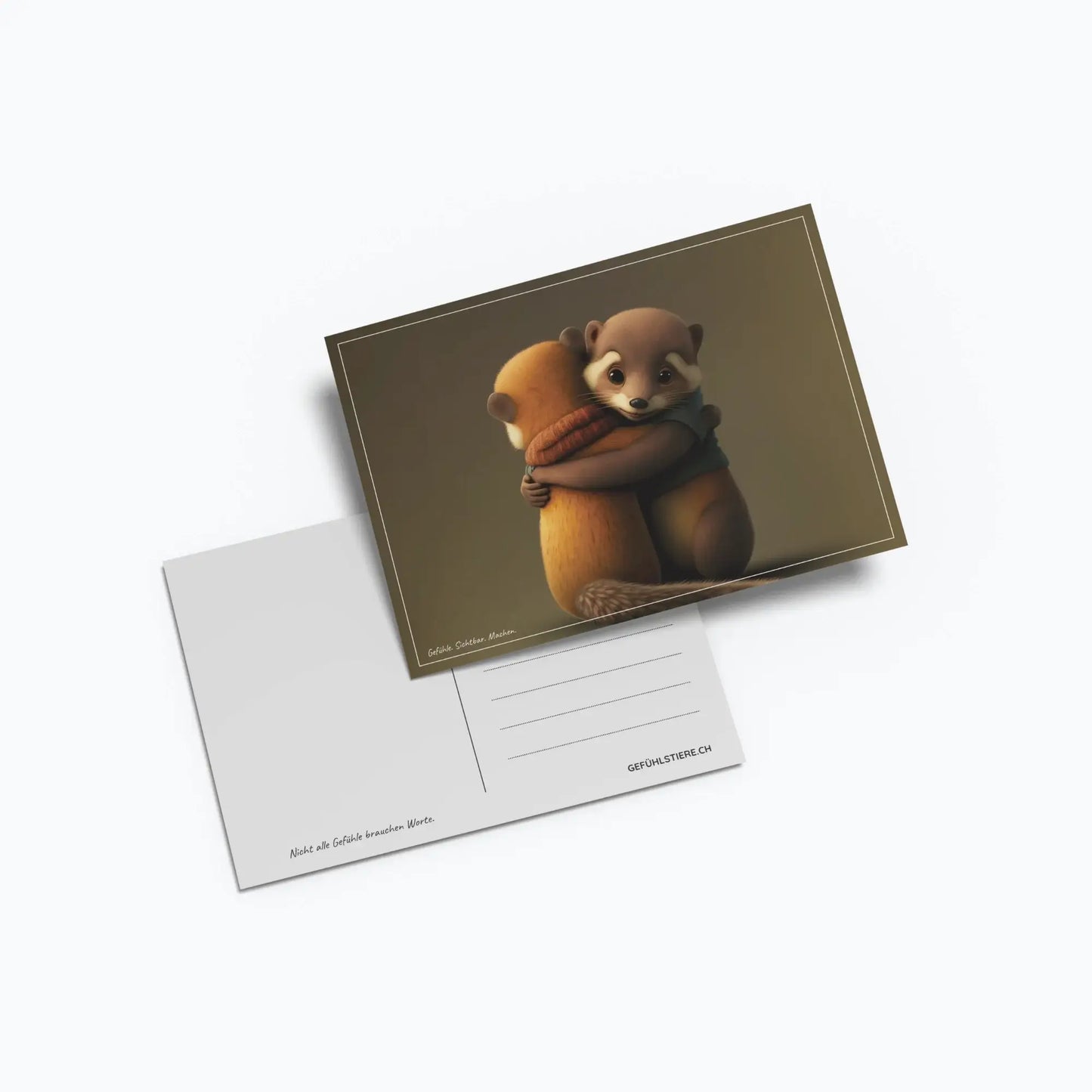 Gefühlstiere Postkarten Edition One – Motiv Otter