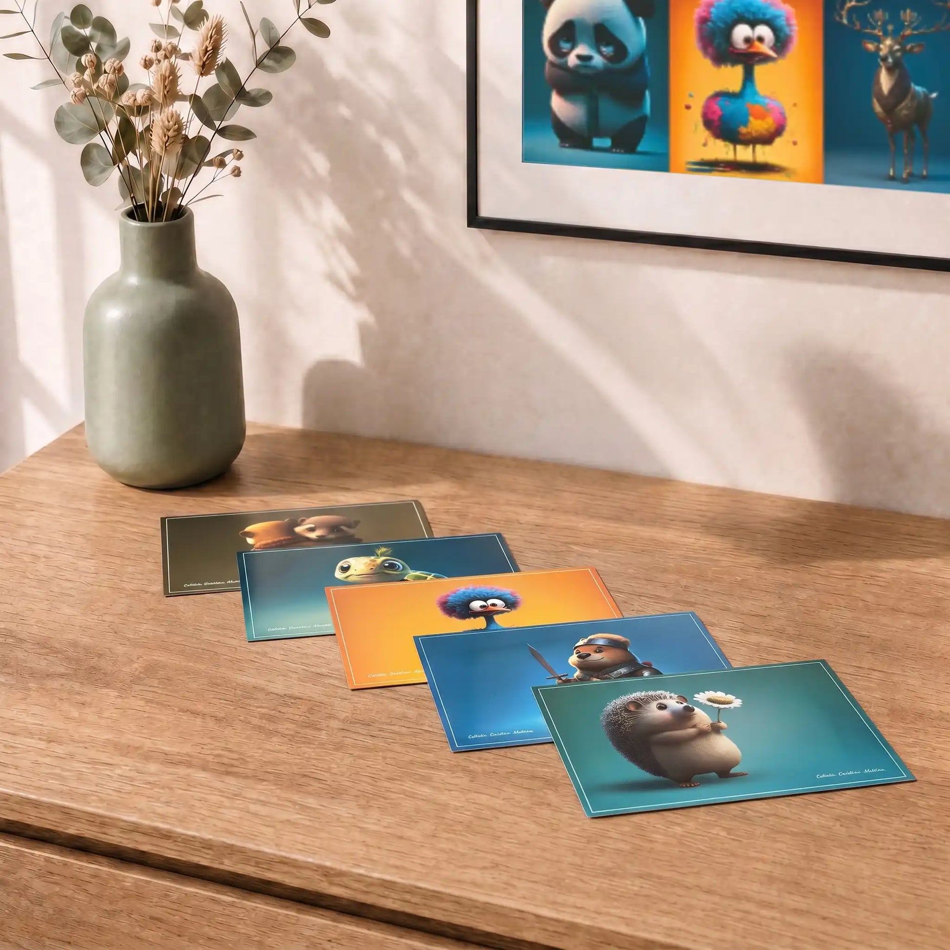 Postkarten_Gefuehlstiere_Swiss_Design