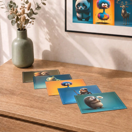 Postkarten_Gefuehlstiere_Swiss_Design