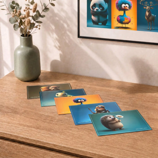 Postkarten_Gefuehlstiere_Swiss_Design