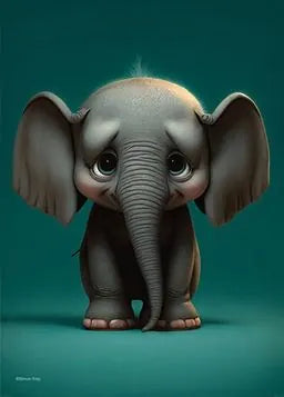 Ein Elefant.
